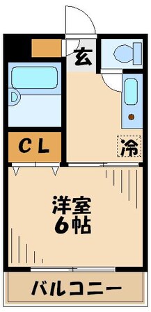 アドニス015の物件間取画像